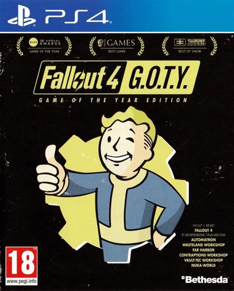 Fallout 4 Game Of The Year Edition 2017 Box Cover Art Mobygames