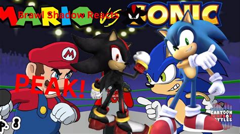 Brawl Shadow And Brawl Sonic Reacts To Mario VS Sonic Cartoon Beatbox