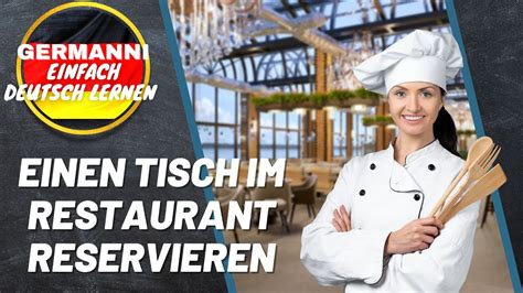 Deutsch Lernen Mit Dialogen A1 B2 Einen Tisch Im Restaurant