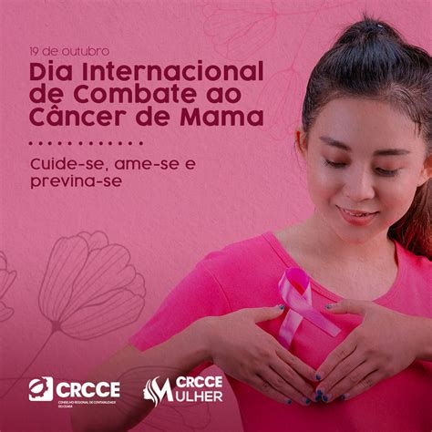 19 de Outubro Dia Internacional do Combate ao Câncer de Mama CRC CE