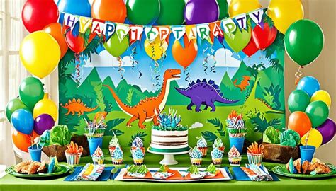 Ideas Para Decorar Fiesta De Cumpleaños Dinosaurios