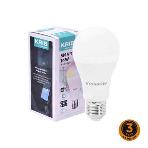 Jual Krisbow Bohlam Led Smarthome Watt Rgbcw Terbaru Ruparupa