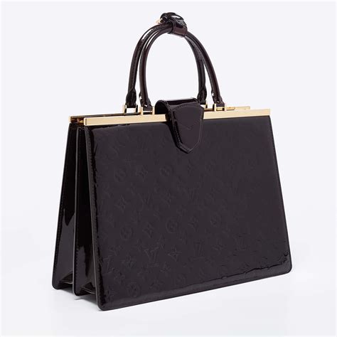 Louis Vuitton Amarante Monogram Vernis Deesse Gm Bag At Stdibs