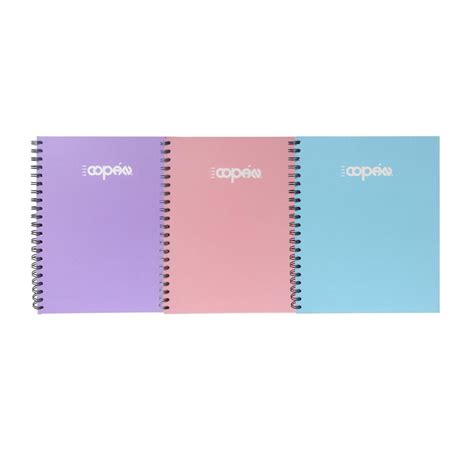 Cuadernos Espiral Pastel Copan Pags Dum Papeler A