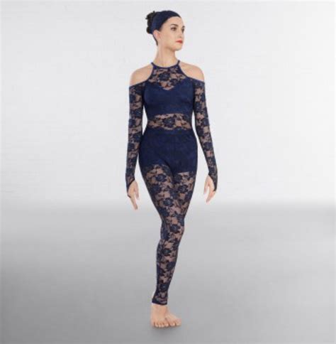 Lace Unitard Stage Dancewear