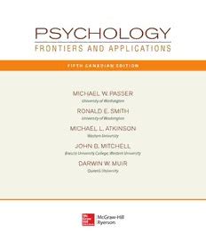 Psychology Frontiers And Applications PDF