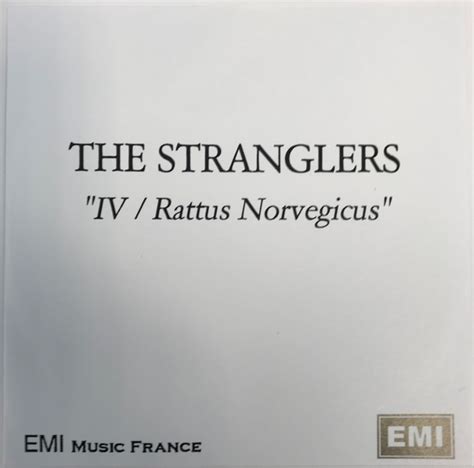 The Stranglers IV Rattus Norvegicus CDr Discogs