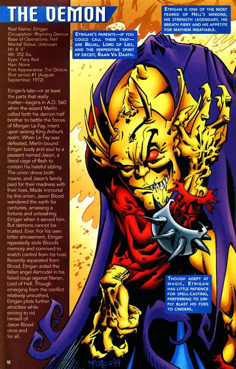 A Blog Dedicated To All Your Favorite Moments — Etrigan Info Page