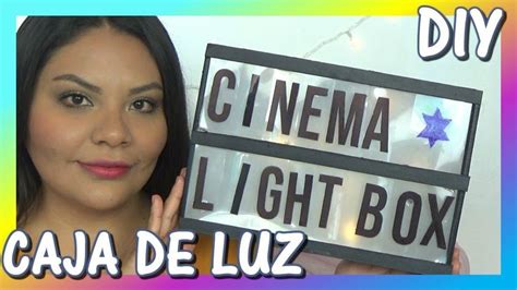 Diy Caja De Luz Cinema Diy Cinema Lightbox How To Make Cinema Light