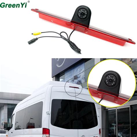 Brake Light Reverse Camera For Benz Sprinter VW Crafter 4 3 LCD Mirror