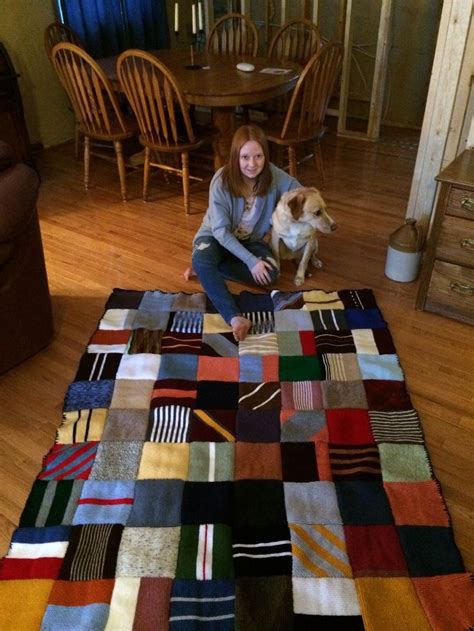 Ron Weasley S Patchwork Blanket From Harry Potter Decke Stricken