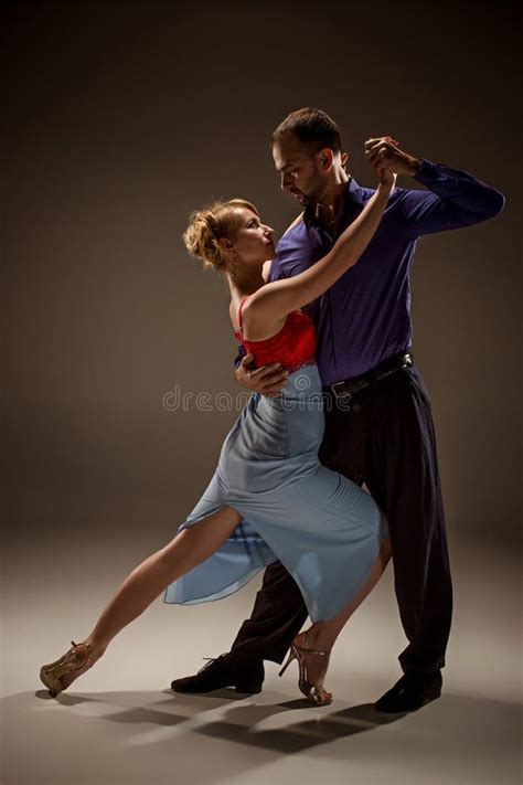 The Man And The Woman Dancing Argentinian Tango Stock Photo Image Of