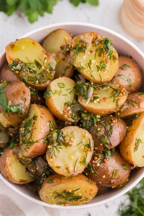 Easy Herb Potato Salad Recipe No Mayo Simply Stacie