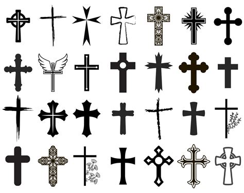 Cross Svg Bundle Cross Clipart Crosses Svg File Etsy