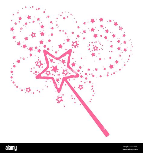 Princess Pink Magician Wand Stock Vector Image And Art Alamy