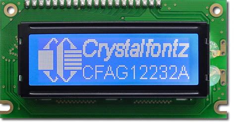 Graphic Lcd Module Cfag A Tmi Ta Stn Blue Transmissive H