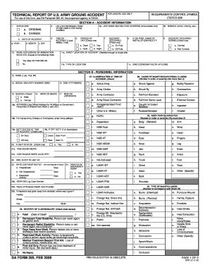 Da Form Templates Fillable Printable Samples For Pdf Word