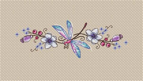 Dragonfly Cross Stitch Pattern Instant Download Pdf Dragonfly Etsy