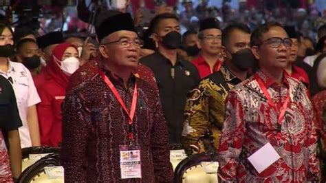 Sejumlah Menteri Hadiri HUT Ke 50 PDI Perjuangan