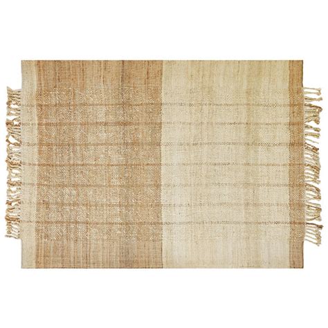 Highland Dunes Drenla Hand Knotted Jute Beige Rug Wayfair Co Uk