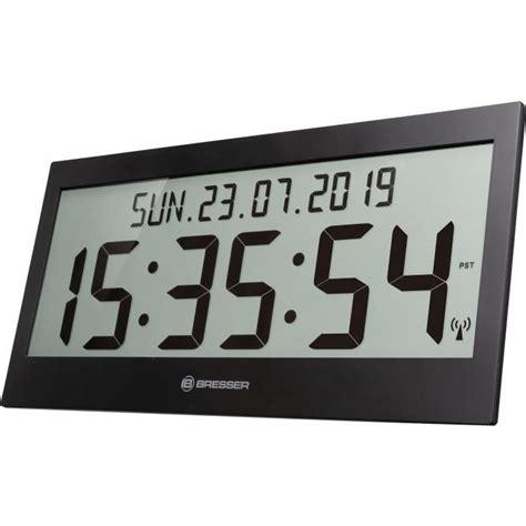 Bresser Station M T O Mytime Jumbo Lcd X Cm Noir Cdiscount Tv