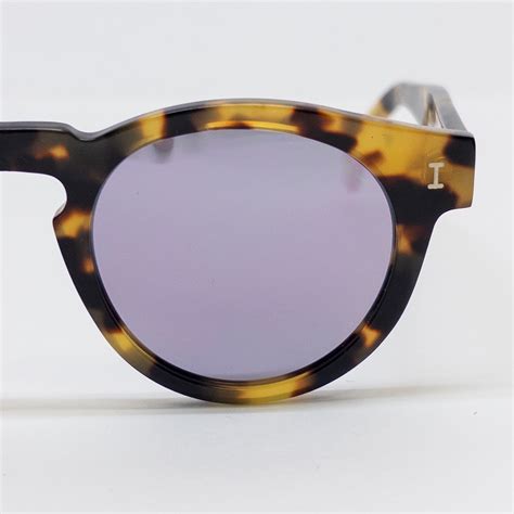 Illesteva Leonard Tortoise And Rose Mirror Sunglasses