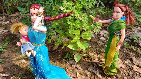 Barbie Doll All Day Routine In Indian Village Radha Ki Kahani Part 34