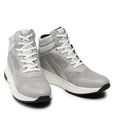 Sneakers Geox D Falena B Abx B D Hxb C Lt Grey Eschuhe De