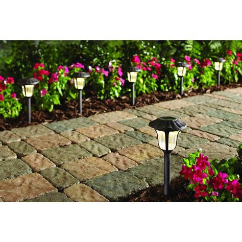 Hampton Bay Bronze Solar Led Pathway Light 6 Pack For 11 Clark Deals