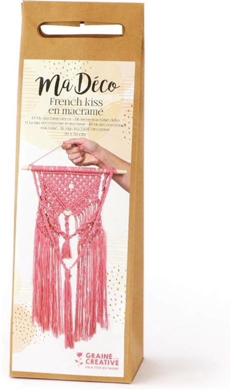 Graine Créative Macramé kit Muurhanger bol