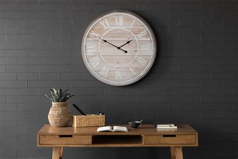 Large Wooden Wall Clock For Sale | Cielo