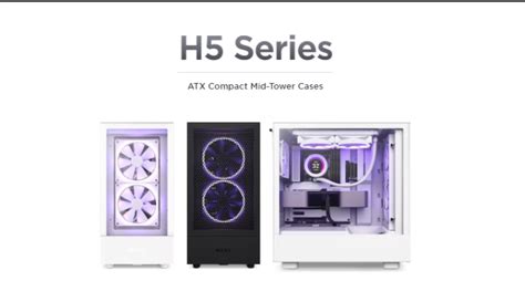 Nzxt H Flow H Flow Rgb H Elite Atx Compact Mid Tower Cases