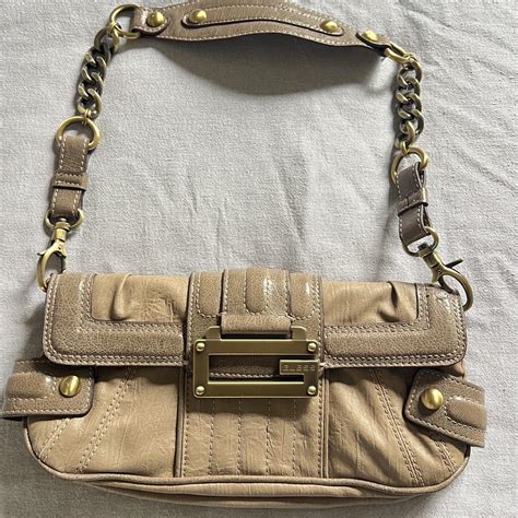 Vintage Real Leather Guess Bag Tasche Purse Borsa Depop