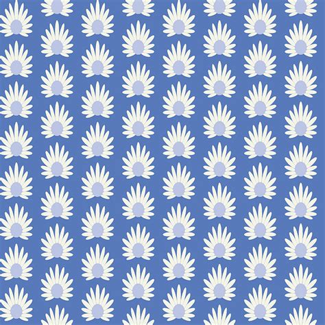 SCS6059 Azure Fleur Peel and Stick Wallpaper by Scalamandré