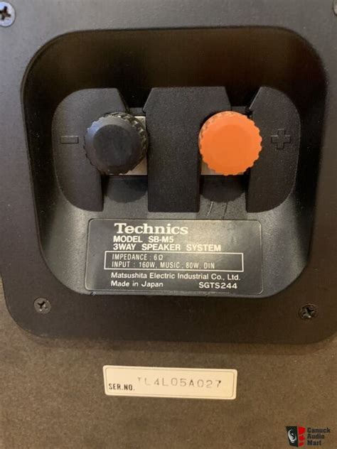 Technics SB M5 Studio Monitor Honeycomb Speakers Photo 4741400