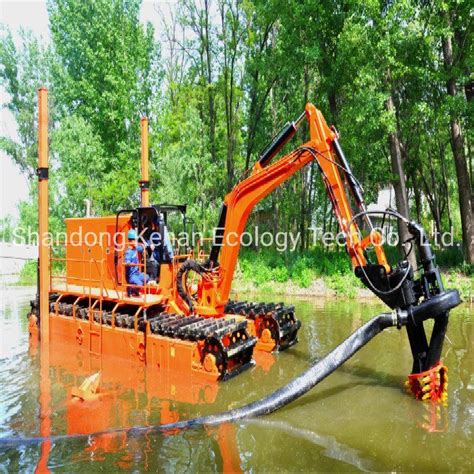 Channel Dredging Mud Cleaning Amphibious Multifunction Swamp Buggy