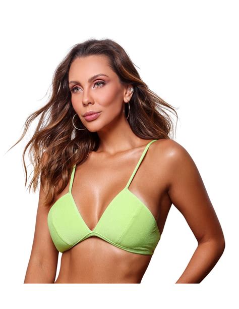 Bikini Tops Top Double Thread Lime Marke Karla Vivian