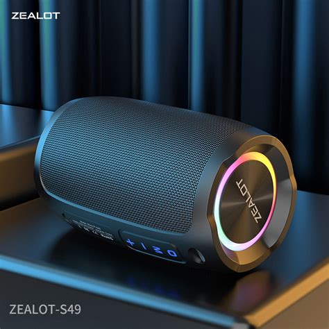 Zealot S49 Portable Speaker 20w Bluetooth Speaker Wireless Outdoor Speaker Waterproof Ip67