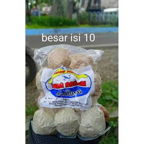 Jual Baso Ikan Sinar Bahari Bandung Besar Isi 10 Biji Shopee Indonesia