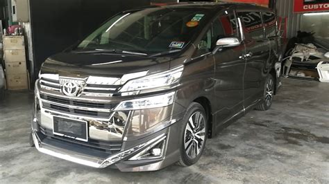 TOYOTA VELLFIRE 2018 MODELISTA DESIGN FULL SET BODYKIT J EMOTION