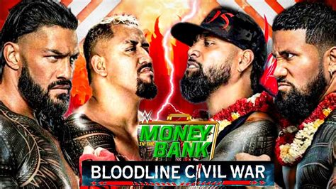 Bloodline Civil Warroman Reigns Solo Sikoa Vs Jey Jimmy Uso