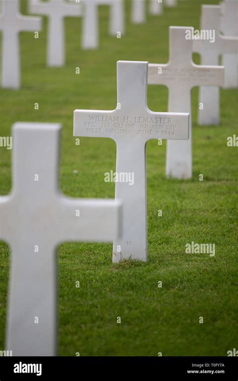 Normandy American Cemetery and Memorial Stock Photo - Alamy