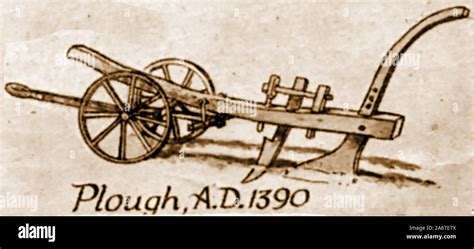 Ancient plough hi-res stock photography and images - Alamy