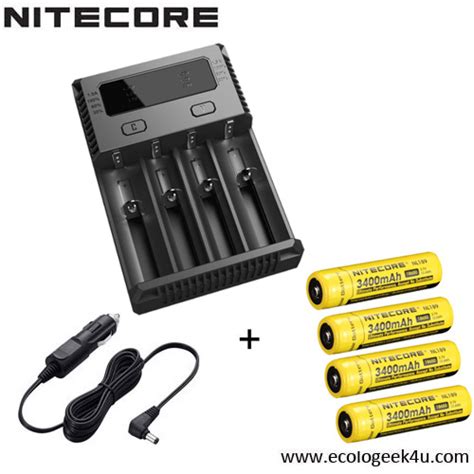 Chargeur Nitecore New I Batteries Mah Nl C Ble