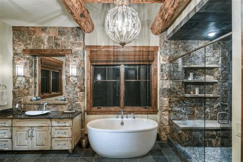 Rustic Bathroom - Beck/Allen Cabinetry