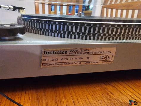 Technics SL D3 Restored Full Auto Direct Drive Turntable Photo 5090608