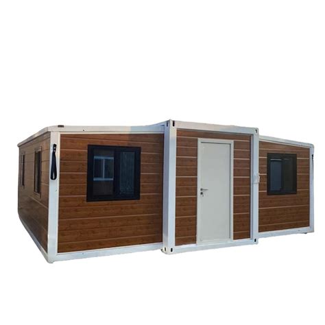 Expandable Villa Prefab Homes Dual Wings Fold Out Container House