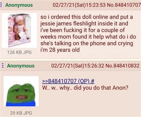 Anon Asks Why Anon Would Do That R Greentext