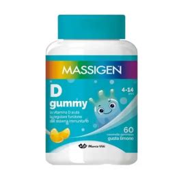 Massigen D Gummy Integratore Di Vitamina D 60 Caramelle Gommose