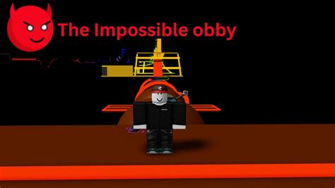 Can I Beat The Impossible Obby Roblox Youtube